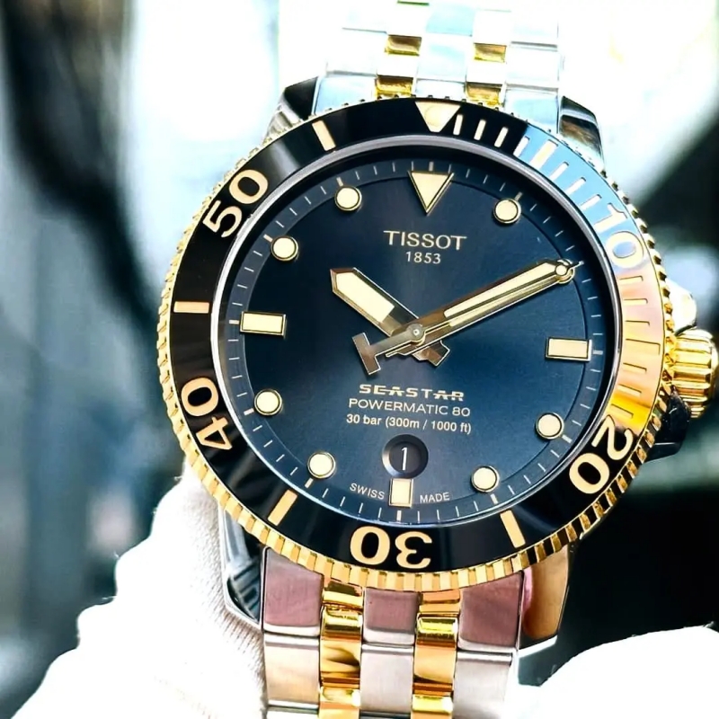 T120.407.22.051.00 là mẫu Diver đến từ thương hiệu Tissot với độ chống nước lên đến 300m/1000ft