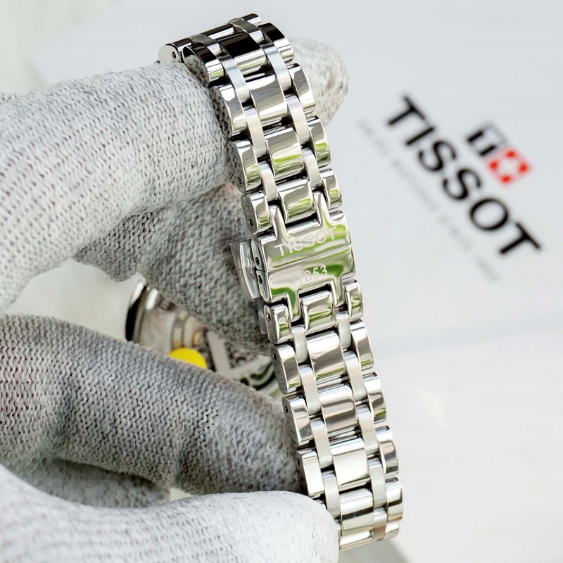 Bộ dây kim loại sáng bóng của TISSOT T050.207.11.117.05